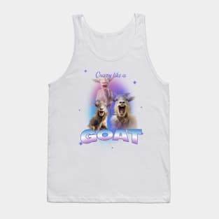 Funny Crazy Goats Tank Top